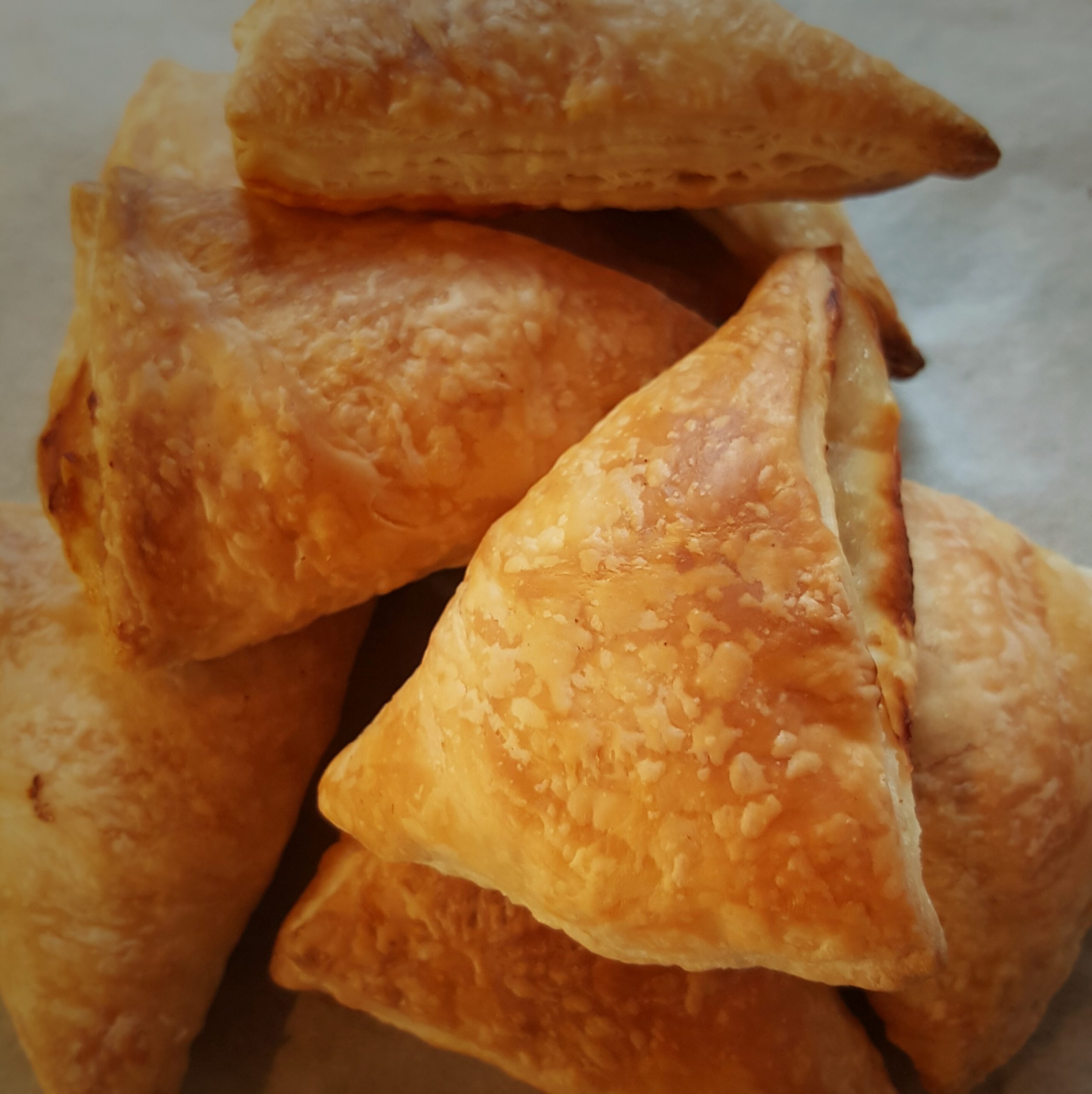 Roti Prata Puffs (Or use Puff Pastry)