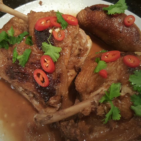 Itek Sio with Stuffed Duck Neck
