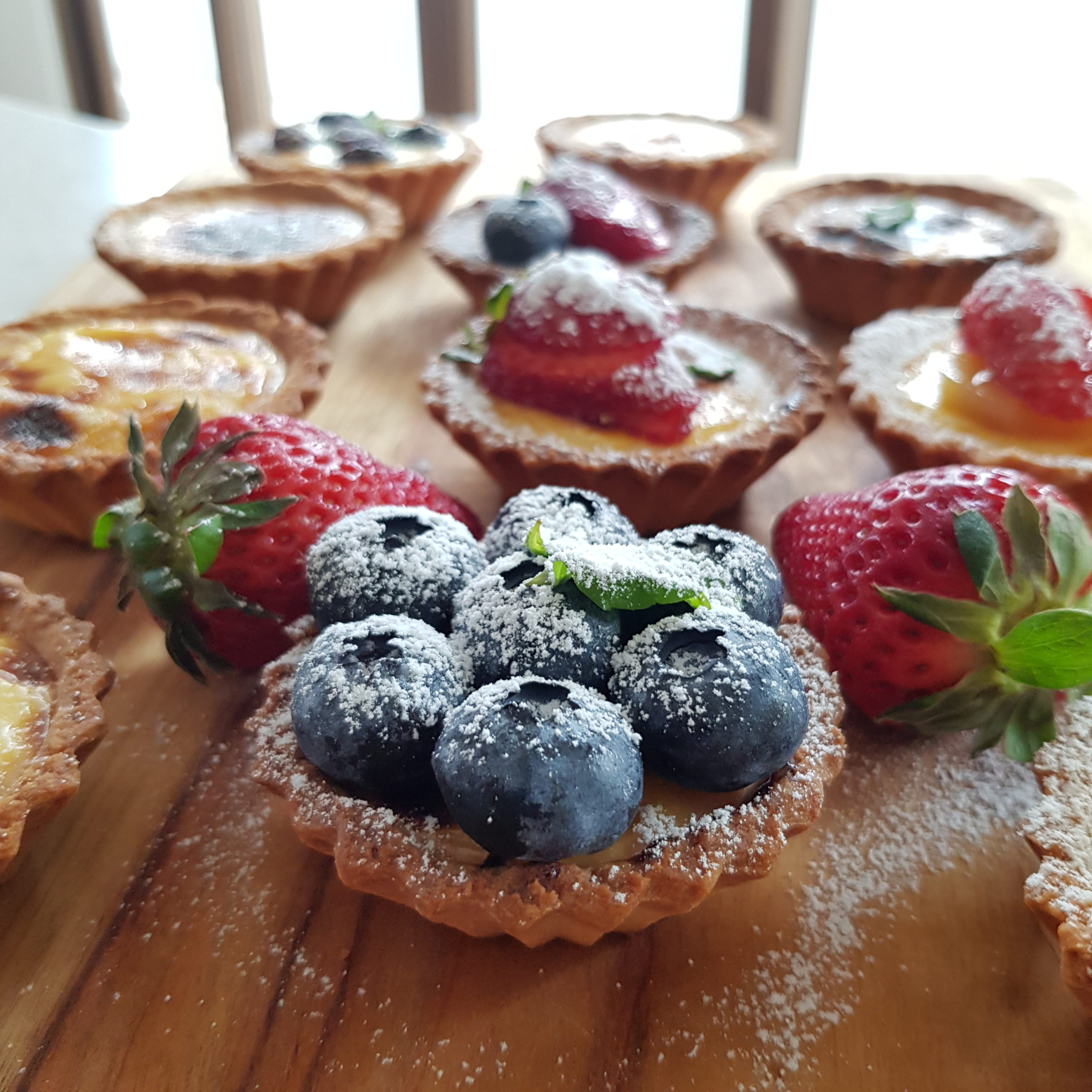 fruit cheese tarts
