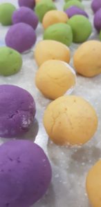 divide the dough out to make balls