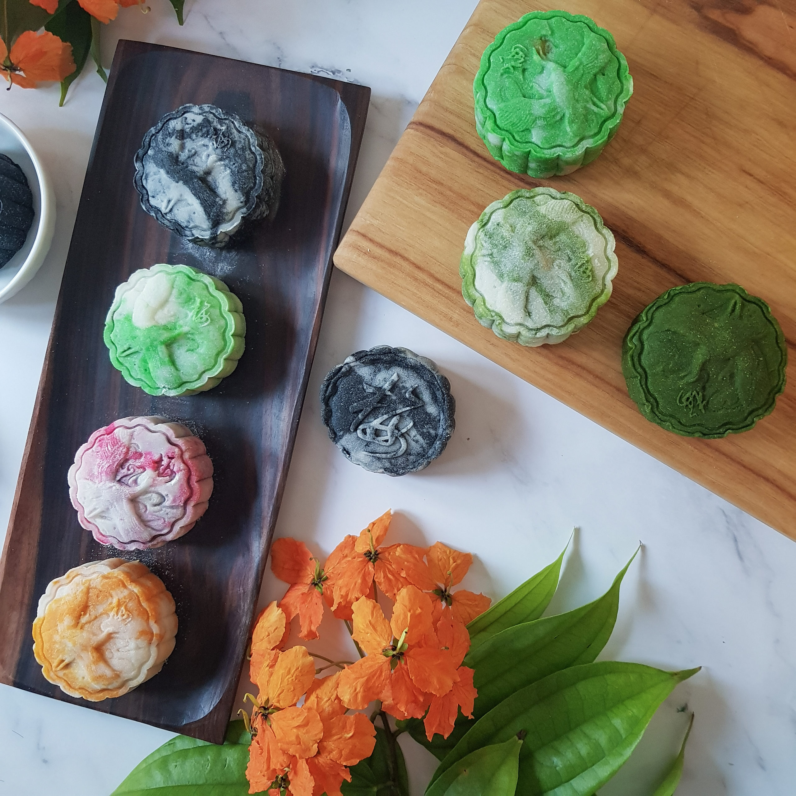 Snow Skin Mooncakes (冰皮月饼)